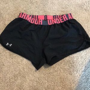 Running shorts. Built in underwear